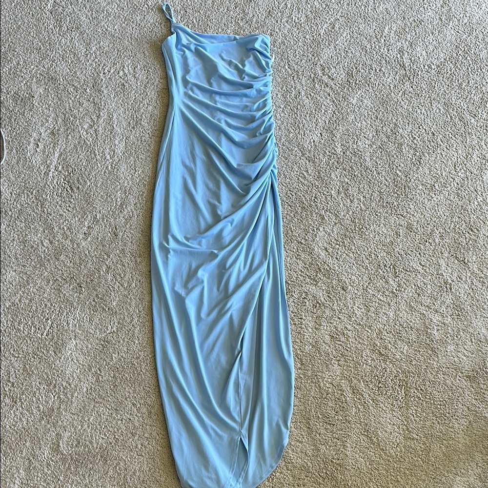 Elegant Blue Women's Dress